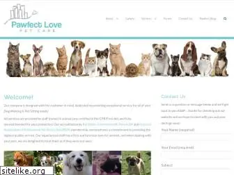 pawfectlovepetcare.com