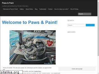 pawsandpaint.com