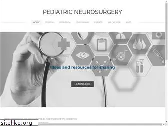 pediatricneurosurgery.net