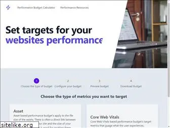 performancebudget.io