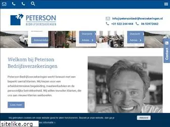 petersonbedrijfsverzekeringen.nl