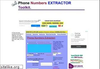 phonenumberextractor.com