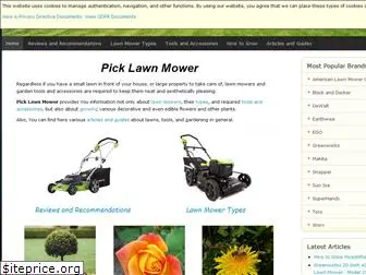 picklawnmower.com thumbnail