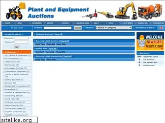 plantandequipmentauctions.com