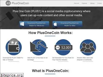 plusonecoin.org
