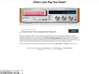 popstarname.com