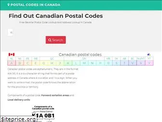 postalcodesincanada.com