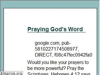 prayingscriptures.com