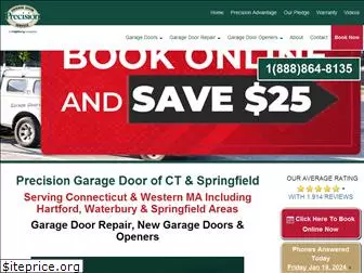 precisiongaragedoorsct.com