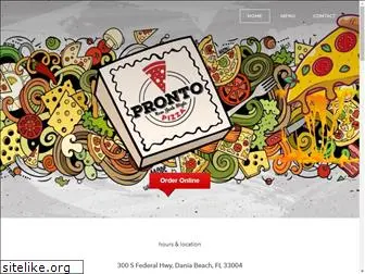 prontonystylepizza.com