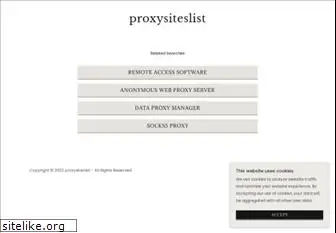 proxysiteslist.net