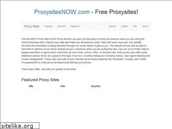 proxysitesnow.com