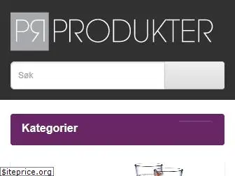 prprodukter.no