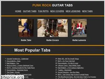 punkrockguitartabs.com