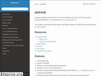 pymssql.readthedocs.io