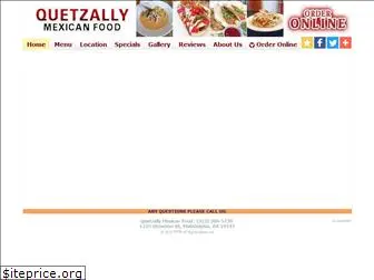 quetzallymexicanfood.com