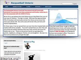 racquetballontario.ca