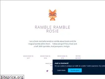 rambleramblerosie.com