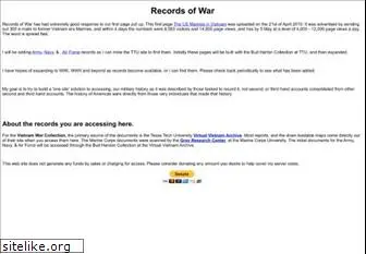 recordsofwar.com