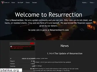 resurrection13.com