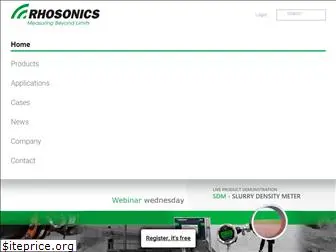 rhosonics.com