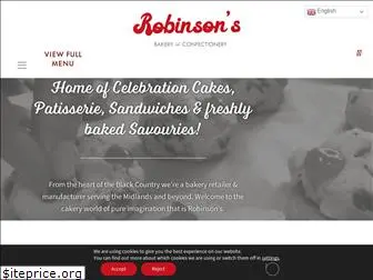 robinsonsbakery.com