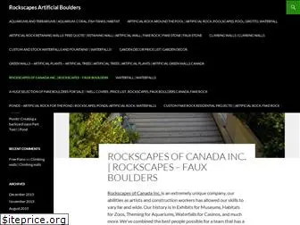 rockscapesfauxboulders.com