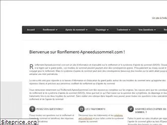 ronflement-apneedusommeil.com