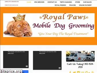 royalpawsmobilegrooming.com