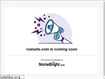 rulesets.com
