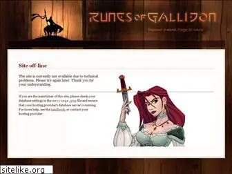 runesofgallidon.com