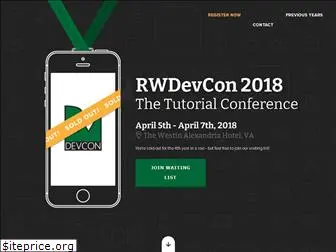 rwdevcon.com