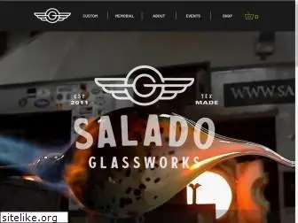 saladoglassworks.com