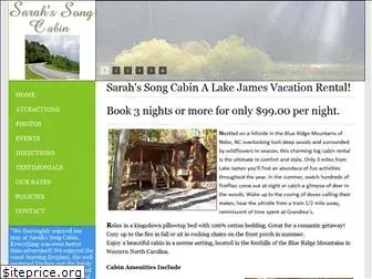 sarahssongcabin.com