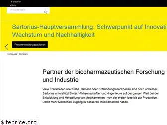 sartorius.de