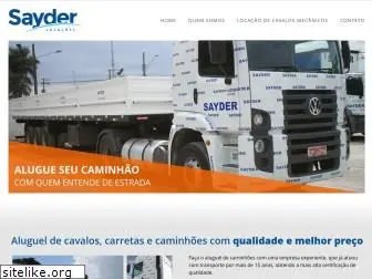 sayderlogistica.com.br