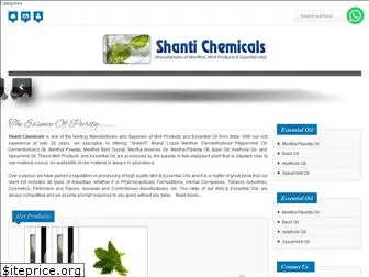 shantichemicals.com