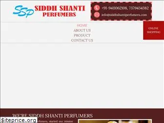 siddhshantiperfumers.com