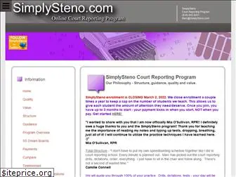 simplysteno.com