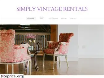 simplyvintagerentals.com