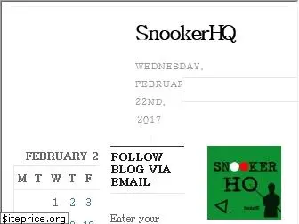 snookerhq.com