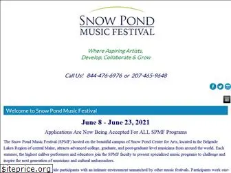 snowpondmusicfestival.com