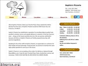 sophiaspizzasf.com