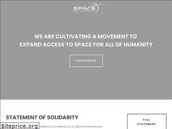 spaceforhumanity.org