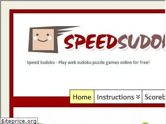 speedsudoku.com