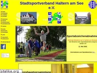 stadtsportverband-haltern.de