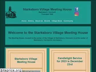 starksboromeetinghouse.org