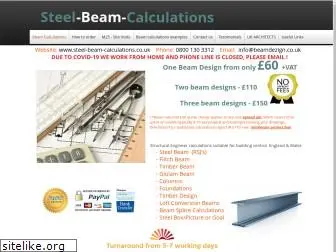 steel-beam-calculations.co.uk
