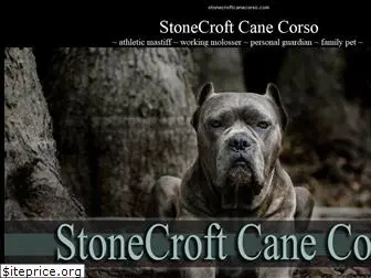 stonecroftcanecorso.com