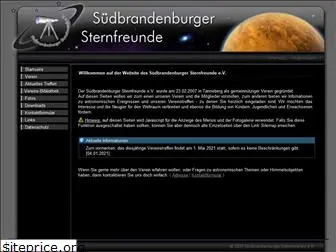 suedbrandenburger-sternfreunde.de